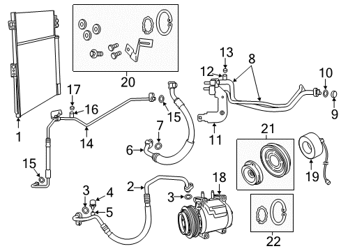 2023 Dodge Durango Receiver DRIER Diagram for 68545935AA