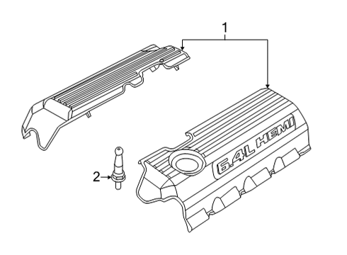 2023 Jeep Wrangler Cover-Wiring Protector Diagram for 53011534AA