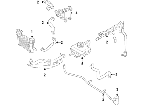 2022 Dodge Charger Cooling System, Radiator, Water Pump, Cooling Fan Diagram 7