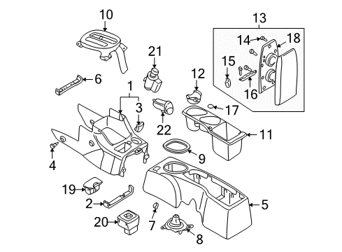 Door Diagram for MR638973