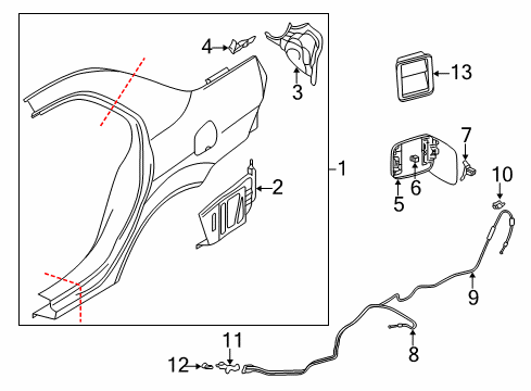 Panel-Quarter Diagram for MR981637