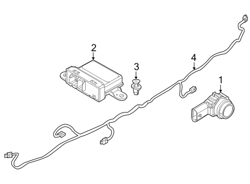 2023 Dodge Hornet Parking Aid Diagram 1