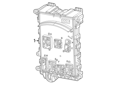 2022 Jeep Grand Cherokee MODULE-BODY CONTROLLER Diagram for 68374988AO