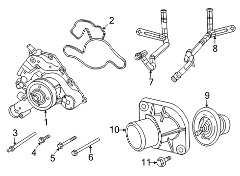 2022 Ram 1500 Water Pump Diagram 3