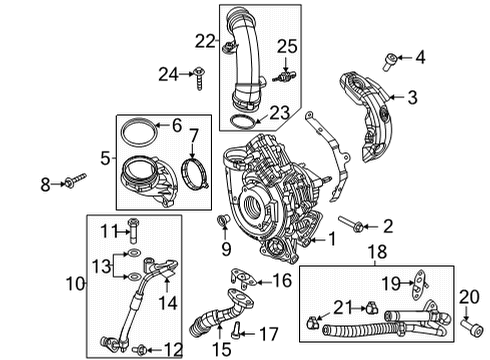 2022 Ram 1500 Turbochar Diagram for 68602174AA