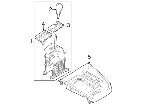 2023 Dodge Hornet Gear Shift Control - AT Diagram