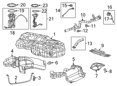 2017 Chrysler 200 Module-Level Unit Diagram for 68217193AE