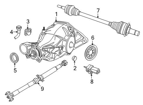 2018 Dodge Durango DRIVE Diagram for 52123633AD