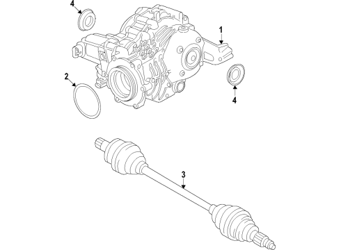 2022 Chrysler Pacifica Axle Shafts & Joints, Drive Axles, Propeller Shaft Diagram