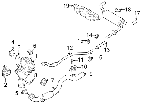 2024 Dodge Hornet MUFFLER-EXHAUST Diagram for 68607078AA