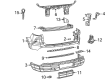 Diagram for Jeep Grand Cherokee L Bumper - 68585420AA