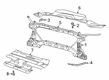 Diagram for 2023 Ram 2500 Radiator Support - 68453036AC