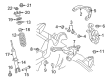 Diagram for Mopar Coil Springs - 68529044AA