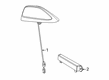 Diagram for Ram 2500 Antenna Cable - 68483895AA