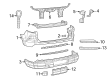 Diagram for 2023 Jeep Grand Cherokee Grille - 7ES12GXHAA