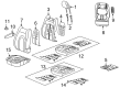 Diagram for 2022 Chrysler Pacifica Seat Cover - 7EA44LA3AA