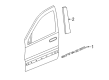 Diagram for 2023 Dodge Durango Door Moldings - 57010262AI