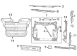 Diagram for Jeep Grand Cherokee L Radiator Support - 68543804AA