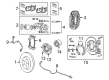 Diagram for 2023 Dodge Durango ABS Control Module - 68622381AA