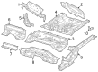 Diagram for Dodge Hornet Floor Pan - 68632262AA