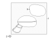 Diagram for 2022 Dodge Challenger Car Mirror - 6YQ16SBMAB