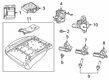 Diagram for 2024 Ram 1500 Air Bag - 6YA051X7AB