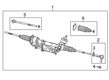 Diagram for 2023 Ram 1500 Steering Gear Box - 68585102AA