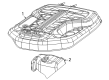 Diagram for Jeep Grand Wagoneer Engine Cover - 68477464AB