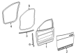 Diagram for 2023 Jeep Cherokee Weather Strip - 68620433AA