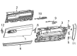 Diagram for Jeep Wagoneer L Glove Box - 7JR42SD4AA