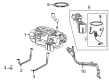 Diagram for 2023 Chrysler Pacifica Fuel Tank Strap - 68455206AA