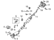 Diagram for 2022 Jeep Gladiator Catalytic Converter - 68508878AB