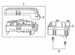 Diagram for 2023 Ram 1500 Relay Block - 68467660AA