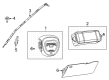 Diagram for 2023 Dodge Durango Air Bag Control Module - 68615035AA