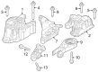 Diagram for 2023 Jeep Compass Engine Mount Bracket - 68548798AA