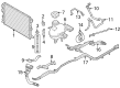 Diagram for Dodge Hornet Coolant Reservoir - 68607144AA