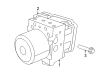 Diagram for Jeep Wrangler ABS Control Module - 68537839AE