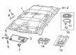 Diagram for 2022 Ram 2500 Dome Light - 7KX201X7AA