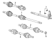 Diagram for 2023 Ram ProMaster 1500 Axle Shaft - 68520294AB