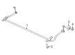 Diagram for 2023 Ram ProMaster 1500 Sway Bar Kit - 68551009AA