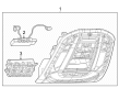 Diagram for 2022 Jeep Grand Cherokee L Dome Light - 6PQ731X7AJ