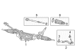 Diagram for 2022 Jeep Grand Cherokee Steering Gear Box - 68524908AB