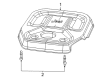 Diagram for 2024 Jeep Wrangler Engine Cover - 68608381AA