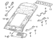 Diagram for Jeep Grand Cherokee L Sun Visor - 6MN45TX7AF