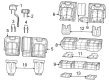 Diagram for 2022 Jeep Grand Cherokee Seat Cover - 7LE43WT5AB