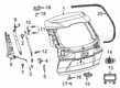 Diagram for 2023 Jeep Cherokee Weather Strip - 5056310AC