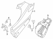 Diagram for 2023 Ram ProMaster 1500 Fender - 68324626AA