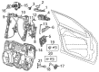 Diagram for 2023 Jeep Cherokee Door Handle - 1SZ26JSCAH