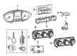 Diagram for Ram ProMaster 2500 Instrument Cluster - 68517084AE