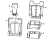 Diagram for 2024 Jeep Grand Cherokee L Seat Cushion - 68459490AD